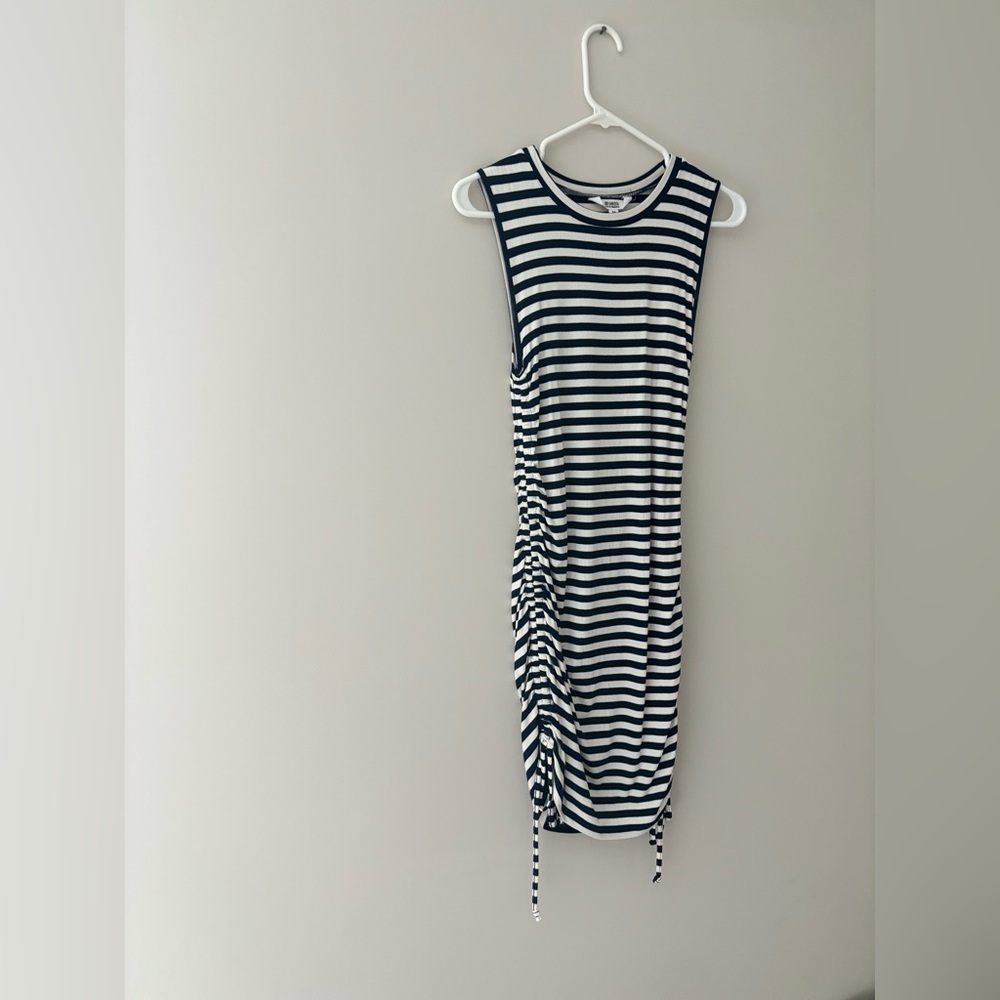 Navy and white striped bodycon dress by BB Dakota by Steve Madden